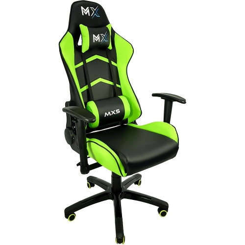 Cadeira Gamer Mx5 GiratÓria Preto E Verde Mymax