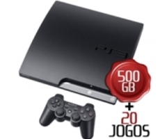 Playstation 3 - 500 GB - Liberado + 20 Jogos no HD