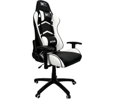 CADEIRA GAMER MX5 GIRATORIA PRETO E BRANCO MYMAX