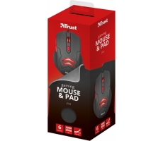 Mouse Gamer + Mouse Pad Ziva Trust